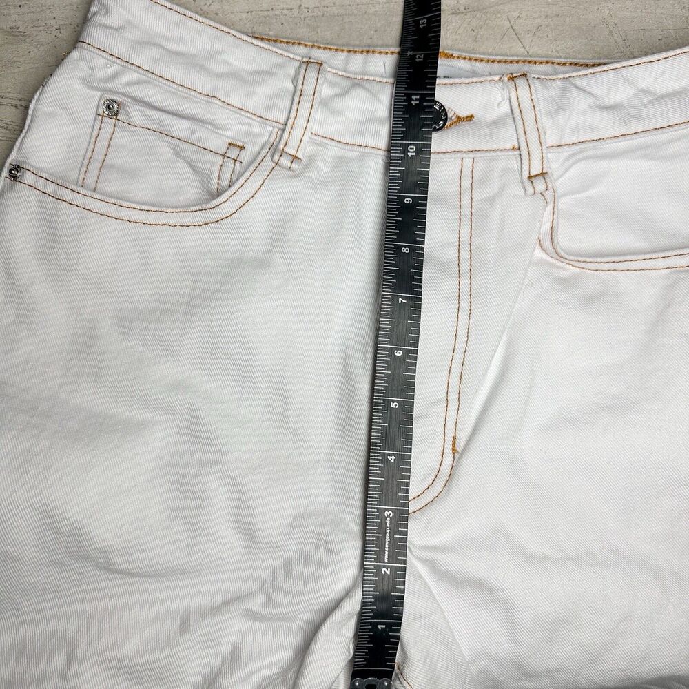 WeWoreWhat Revolve Size 27 Icon Jean White Jean Denim 27x31 straight leg pants - Picture 8 of 10